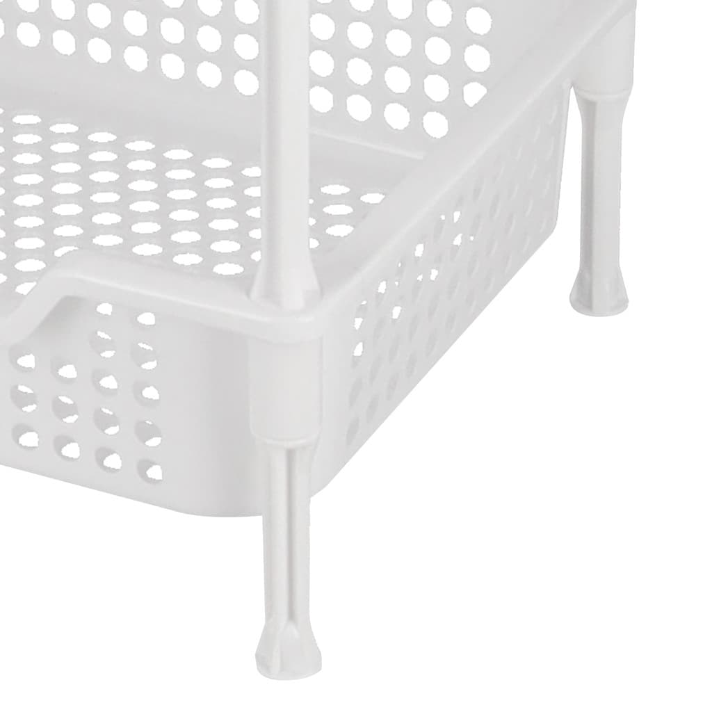 ชั้นวางของพลาสติกอเนกประสงค์ 3 ชั้น KASSA HOME รุ่น Circle API-10301M3 ขนาด 43 x 30 x 59 ซม. สีขาว รูปที่ 5