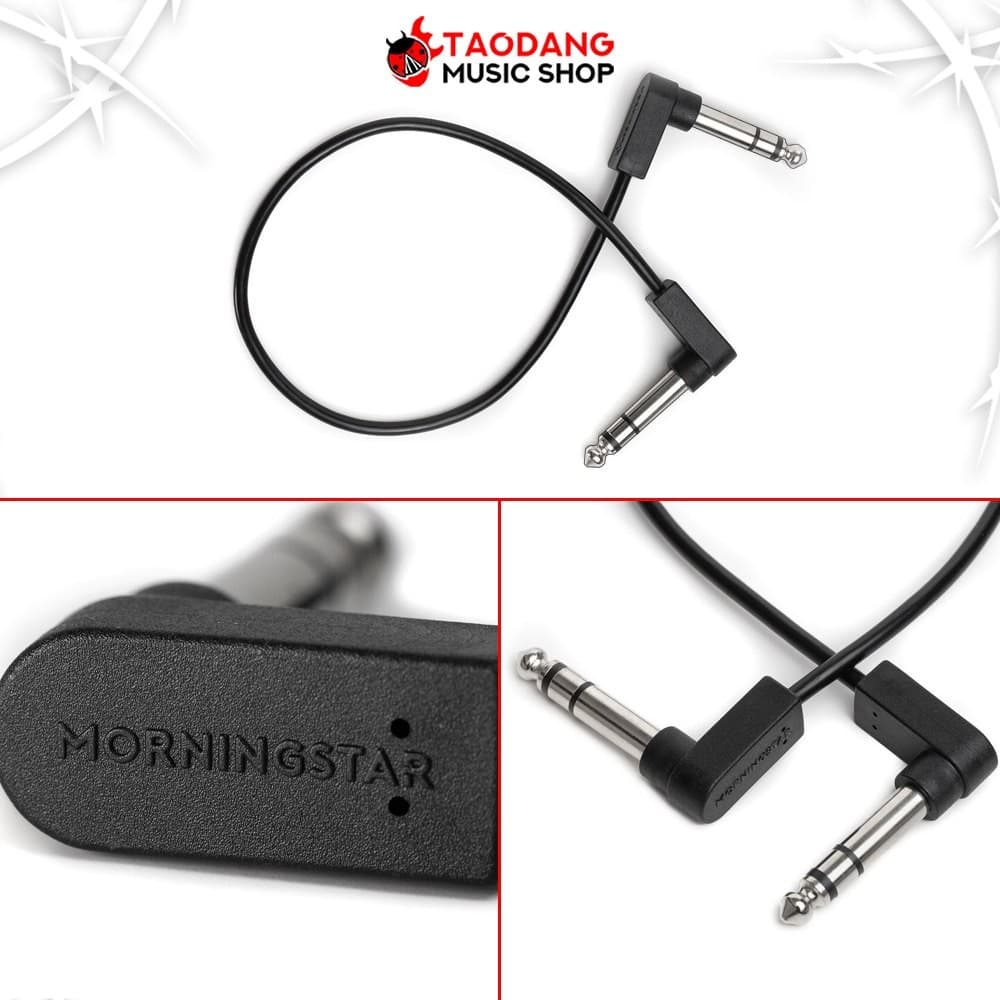 สายพ่วงเอฟเฟค Morningstar 1/4” TRS Stereo Cable 30CM / 60CM Morningstar Patch Cable - เต่าแดง รูปที่ 3