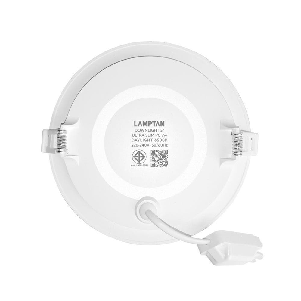 LAMPTAN ดาวน์ไลท์ LED ULTRA SLIM PC 5 นิ้ว 9 วัตต์ DAYLIGHT สีขาว จัดส่งโดย HomePro รูปที่ 3