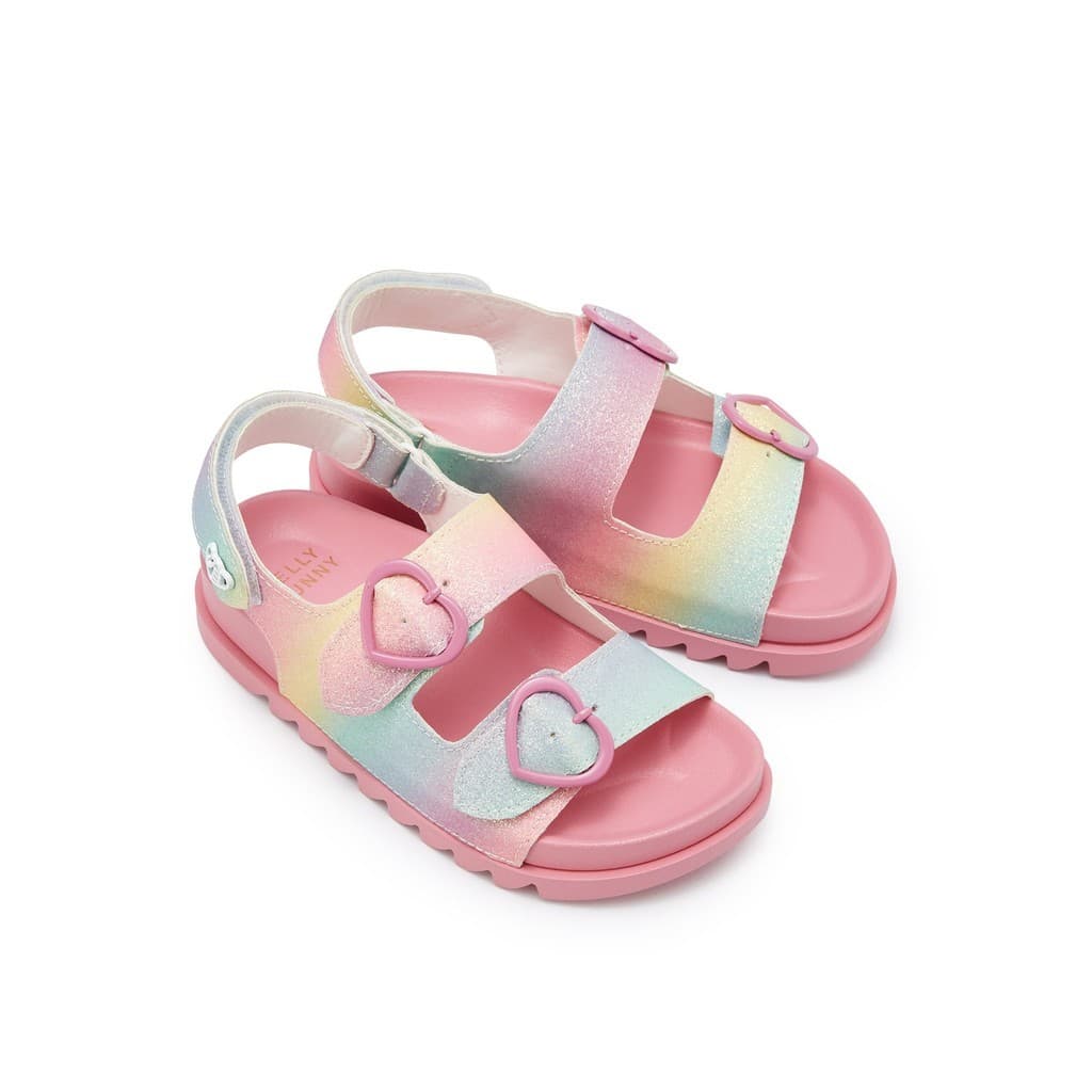 JELLY BUNNY รองเท้าแตะรัดส้นสำหรับเด็กผู้หญิง MINI SPORTY RAINBOW รุ่น B25SKSI002 รูปที่ 4