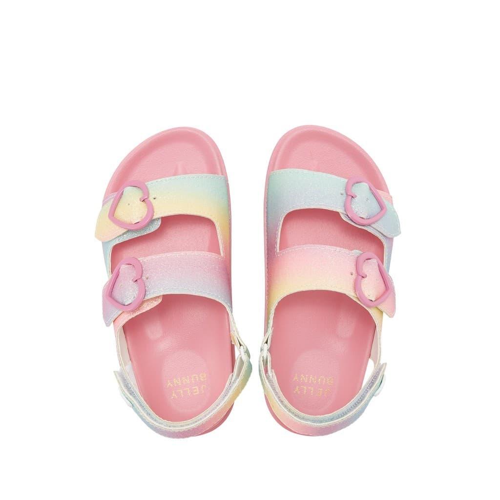 JELLY BUNNY รองเท้าแตะรัดส้นสำหรับเด็กผู้หญิง MINI SPORTY RAINBOW รุ่น B25SKSI002 รูปที่ 2