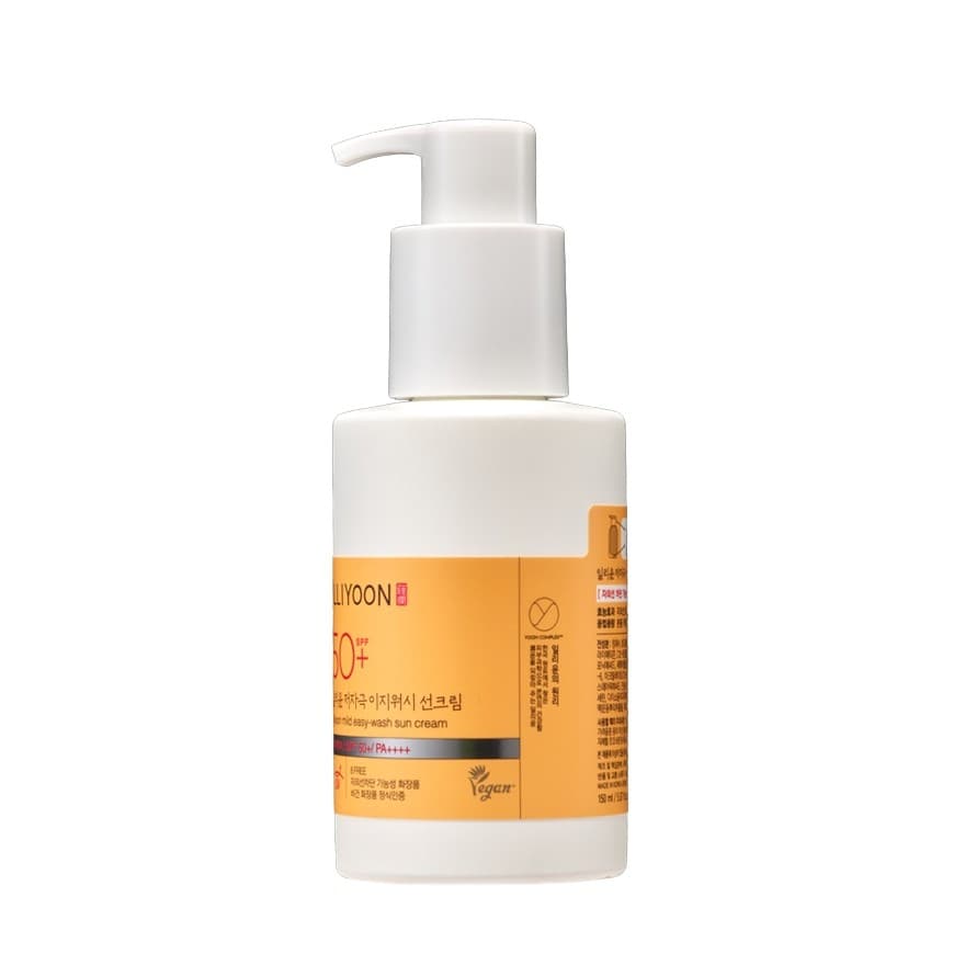 ILLIYOON MILD EASY-WASH SUN CREAM SPF50+/ PA++++ 150 ml. รูปที่ 4