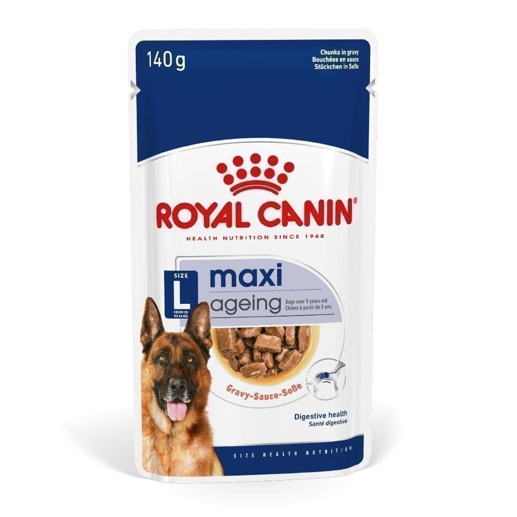 Royal Canin Maxi Ageing 8+ Pouch Gravy อาหารเปียกสุนัขสูงวัยพันธุ์ใหญ่ อายุ 8 ปีขึ้นไป รูปที่ 8