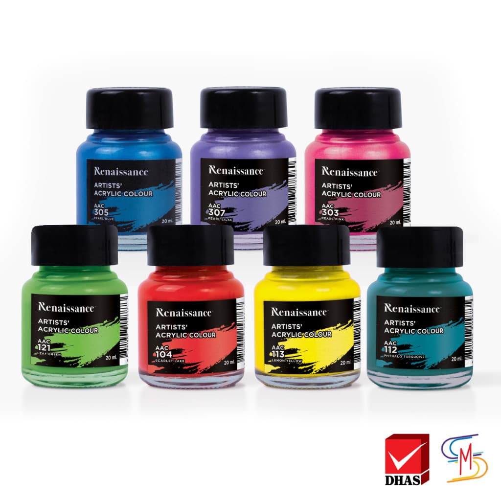 Renaissance สีอะคริลิค 20 มล. รูปที่ 1