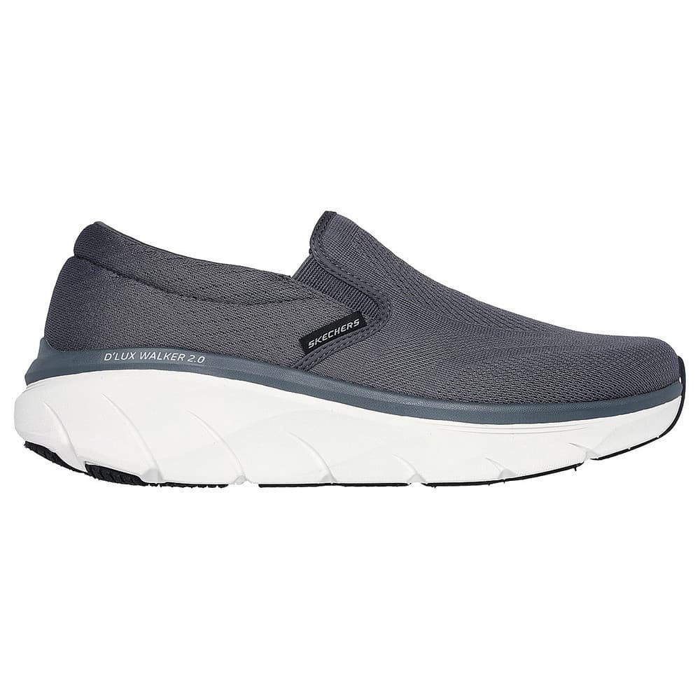 Skechers สเก็ตเชอร์ส รองเท้าลำลองผู้ชาย Men Sport D'Lux Walker 2.0 Casual Shoes- 232723-CHAR Air-Cooled Memory Foam รูปที่ 6