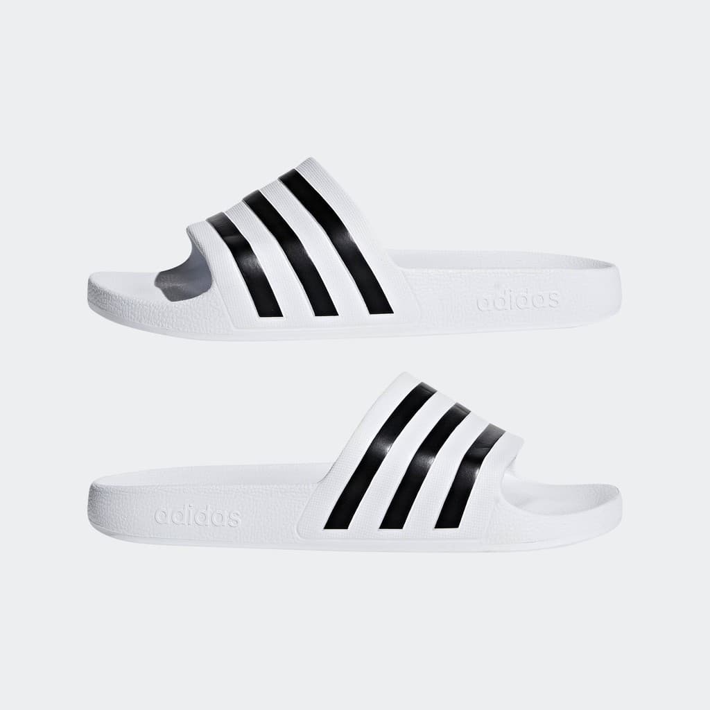 adidas ว่ายน้ำ & ไลฟ์สไตล์ รองเท้าแตะ Adilette Aqua Unisex สีขาว F35539 รูปที่ 8