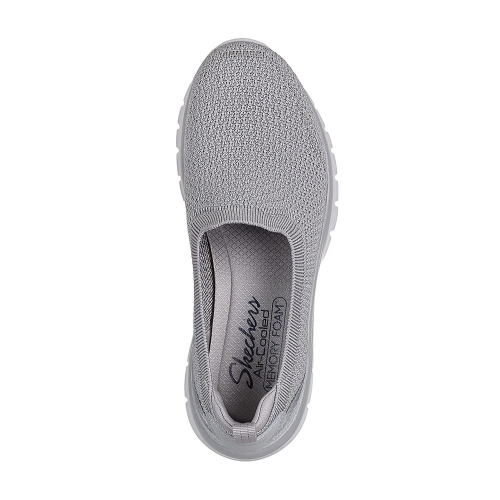 Skechers สเก็ตเชอร์ส รองเท้าผู้หญิง Women Modern Comfort Graceful Breezestep Shoes - 100739-GRY Air-Cooled Memory Foam รูปที่ 3