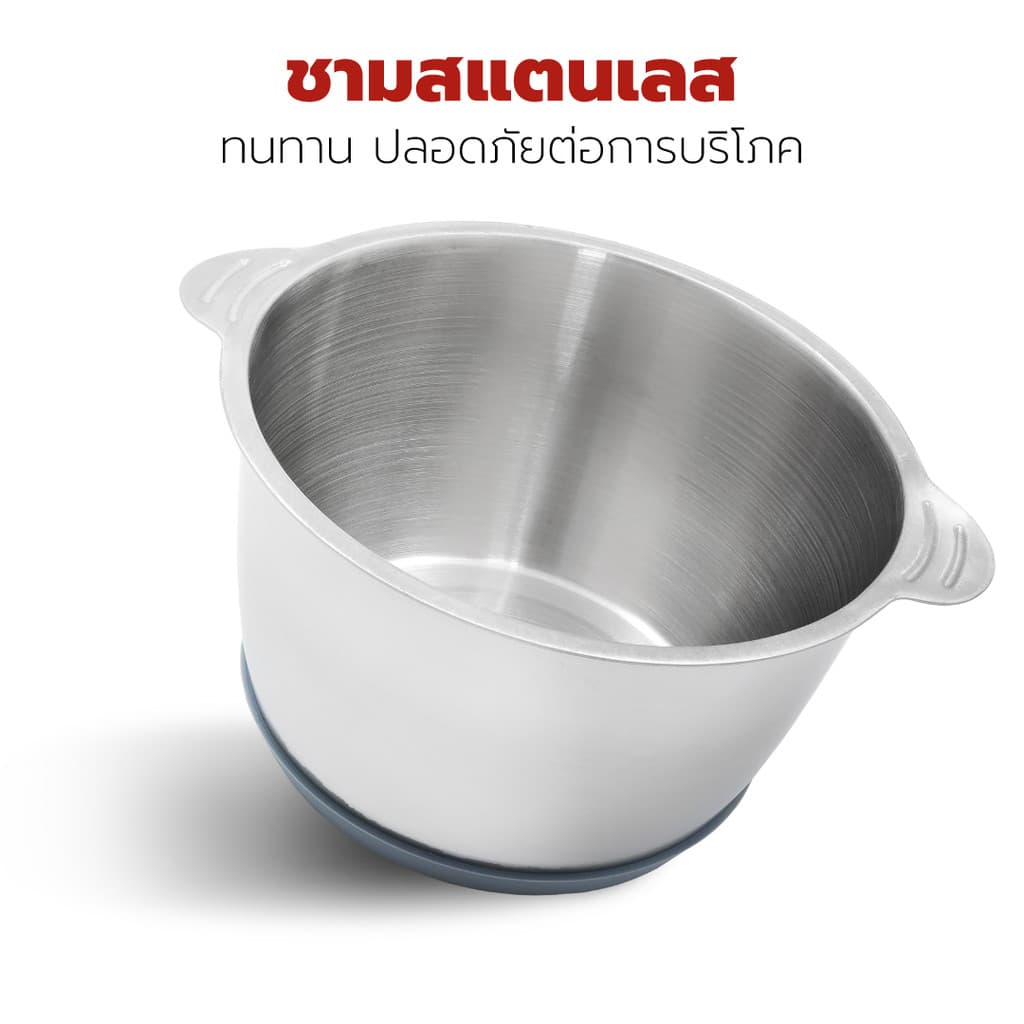 OXYGEN เครื่องบดสับ รุ่น KW-255 ผสมอาหารอเนกประสงค์ ขนาด 2 ลิตร กำลังไฟ 400 วัตต์ รูปที่ 6
