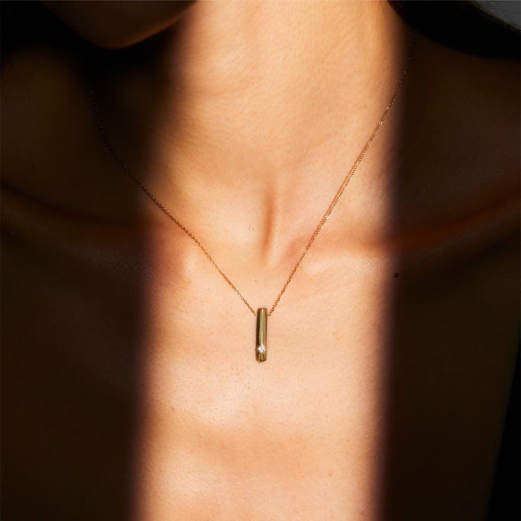 Valichain - Prism Vertical Necklace รูปที่ 5