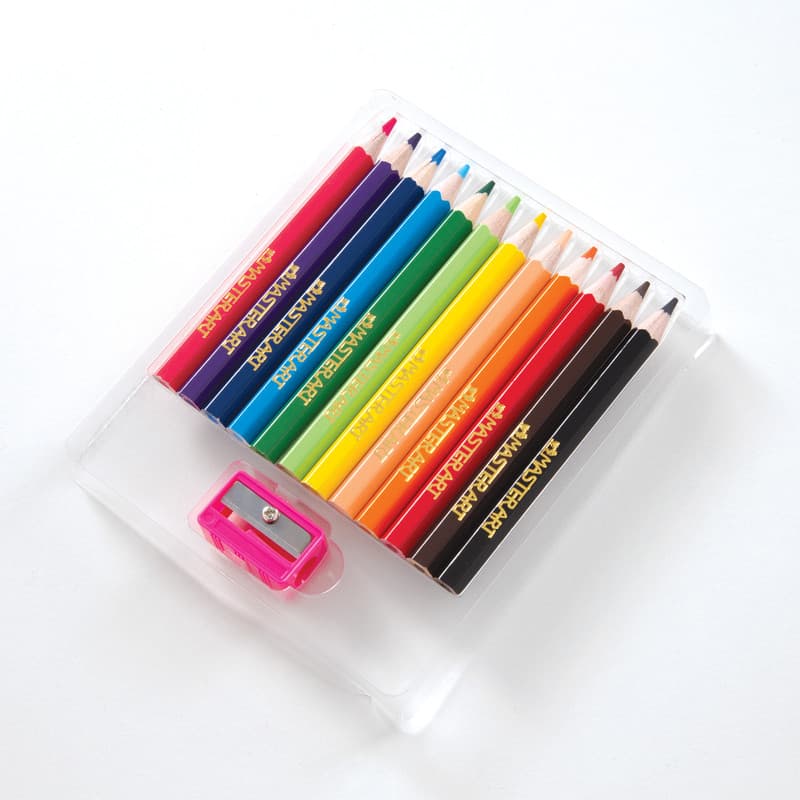 Master Art มาสเตอร์อาร์ต สีไม้ ดินสอสีไม้ แท่งสั้น 12 สี จำนวน 6 กล่อง รูปที่ 6