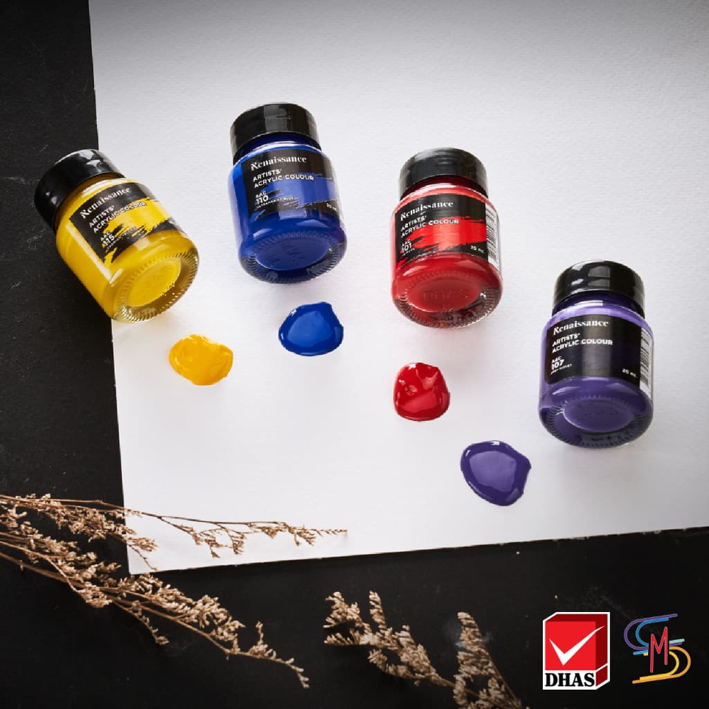 Renaissance สีอะคริลิค 20 มล. รูปที่ 6