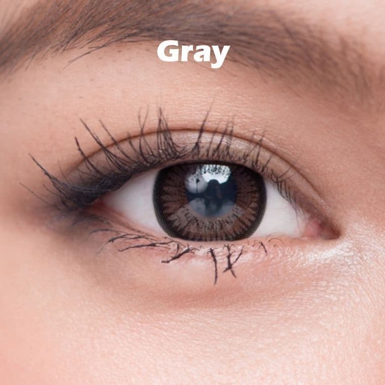 Maxim Colors Pretty Eyes สี Grey รายเดือน คอนแทคเลนส์สี แม็กซิม จำนวน/กล่อง 2 ชิ้น รูปที่ 3