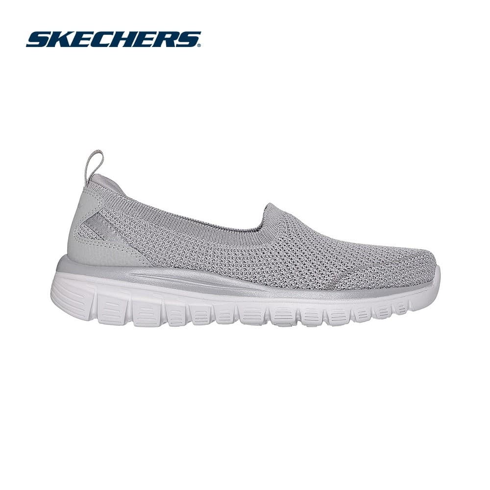 Skechers สเก็ตเชอร์ส รองเท้าผู้หญิง Women Modern Comfort Graceful Breezestep Shoes - 100739-GRY Air-Cooled Memory Foam รูปที่ 1
