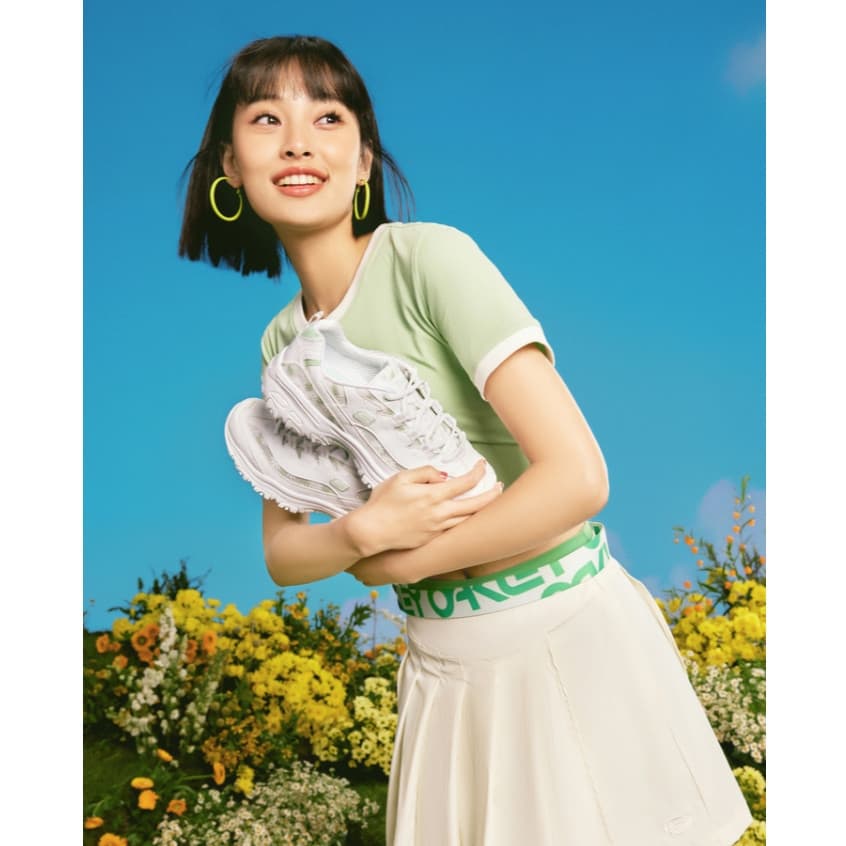 Skechers สเก็ตเชอร์ส รองเท้าผู้หญิง Women Online Exclusive Sport D'Lites Festival Bloom Casual Shoes - 150234-WGR รูปที่ 3