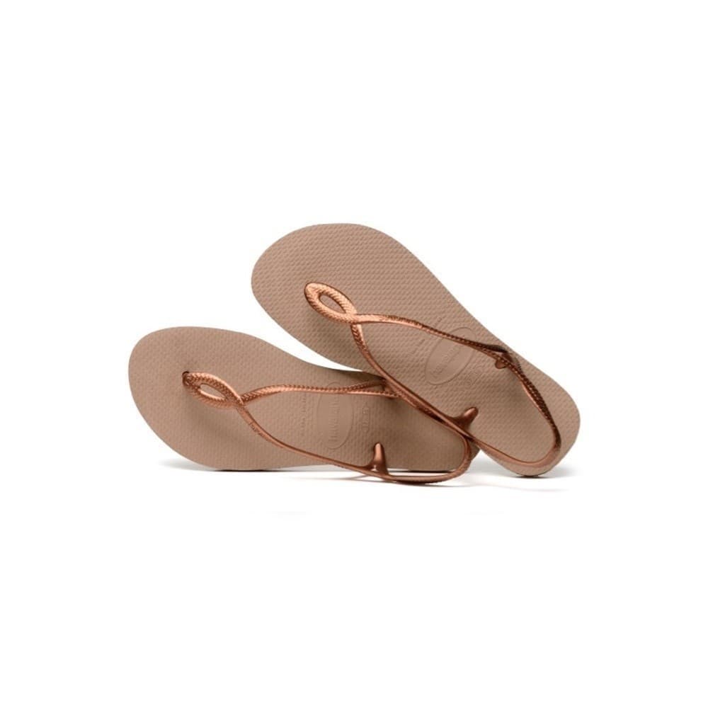 HAVAIANAS รองเท้าแตะ กันลื่น น้ำหนักเบา Luna Sandals ROSE GOLD 41296975282F_C3GDXX รูปที่ 3