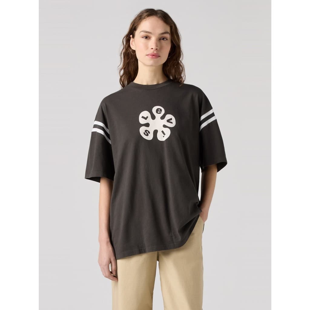 เสื้อยืดผู้หญิง Levi's® Women's Pieced Graphic Short Stack Tee รูปที่ 1