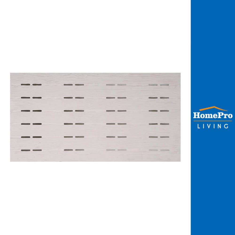 SHERA ฝ้าระบายอากาศ ลายสัก เว้นร่อง 60x120x0.4 ซม. สีธรรมชาติ จัดส่งโดย HomePro รูปที่ 1