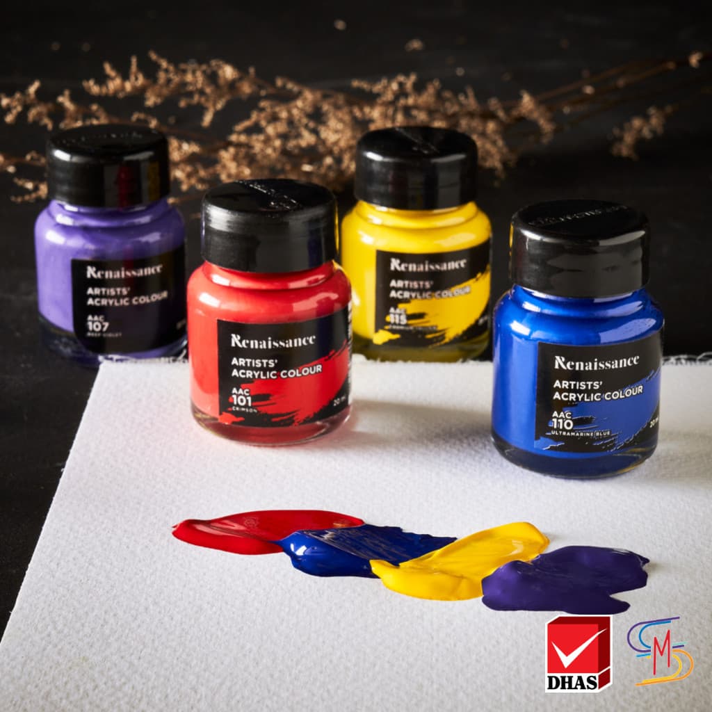 Renaissance สีอะคริลิค 20 มล. รูปที่ 4