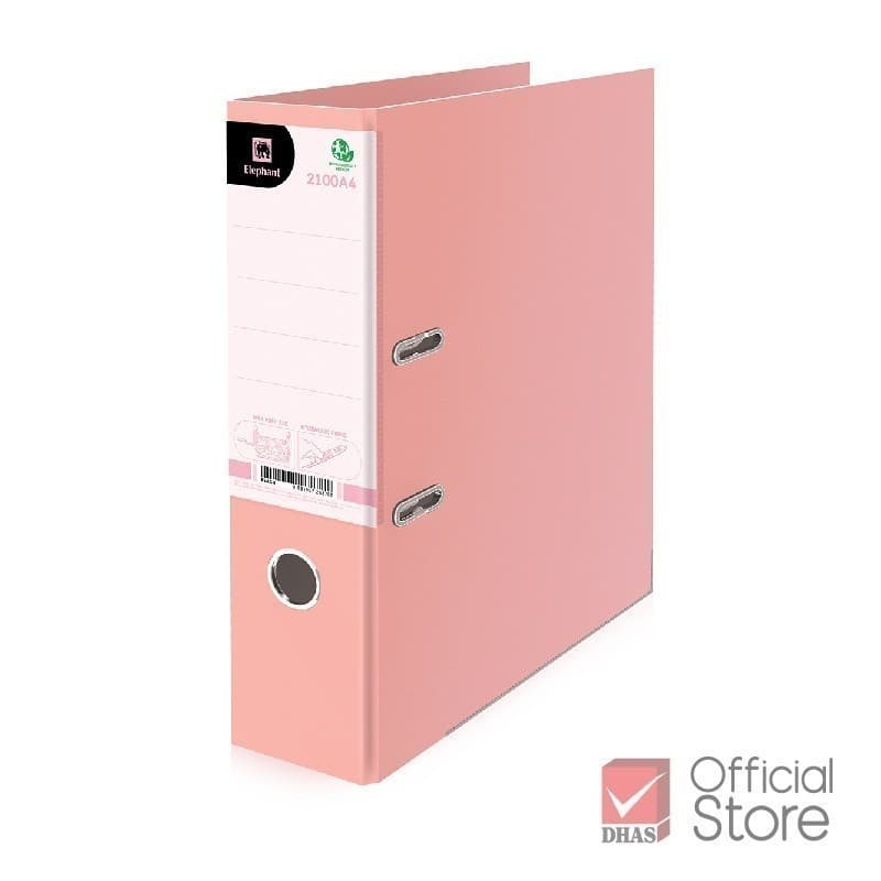 Elephant แฟ้ม แฟ้มใส่เอกสาร สันกว้าง No.2100 A4 สีพาสเทล จำนวน 1 แฟ้ม รูปที่ 5