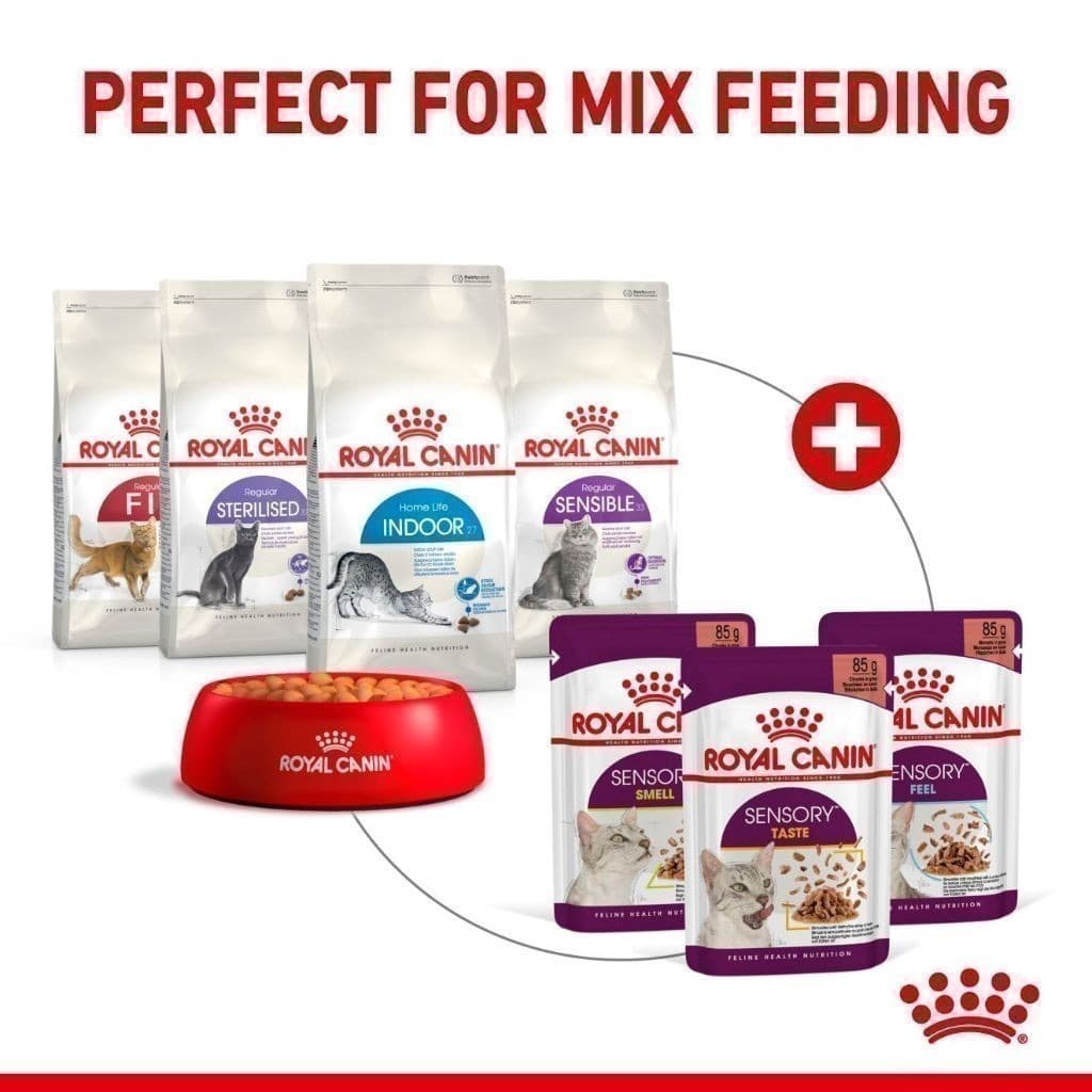 Royal Canin Indoor 4kg แมวเลี้ยงในบ้าน+Royal Canin Sensory Taste Pouch Gravy รสชาติพิเศษ อายุ 1 ปีขึ้นไป รูปที่ 6