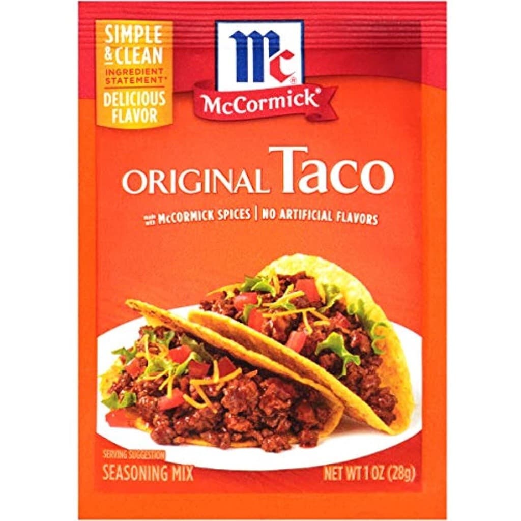 Mccormick Original Taco Seasoning 28G แม็คคอร์มิค ผงสำหรับทำทาโก้ 28 กรัม รูปที่ 1