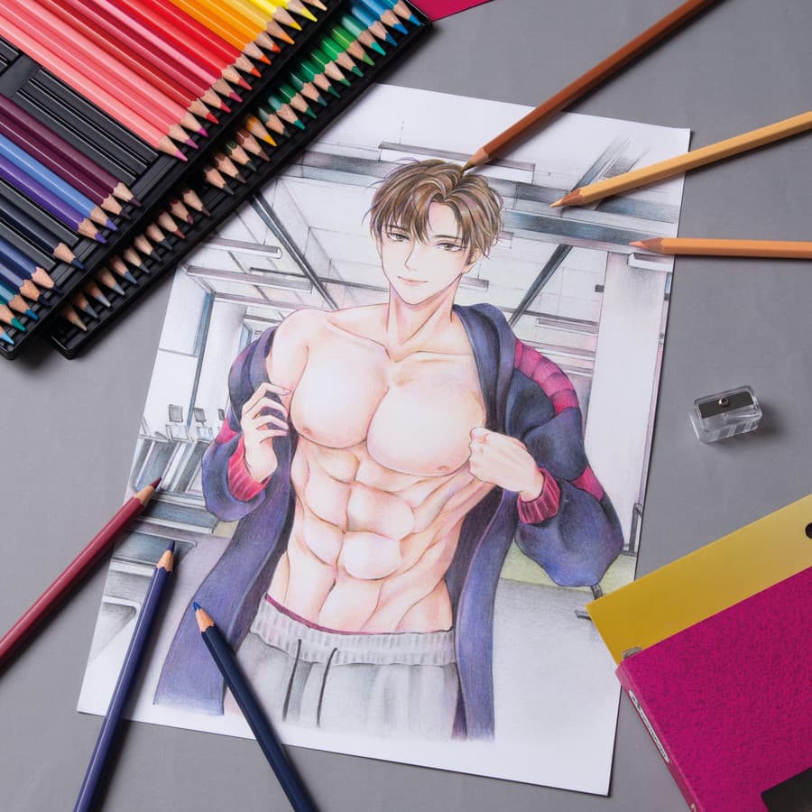 Master Art มาสเตอร์อาร์ต สีไม้ ดินสอสี แท่งยาวรุ่น 48 สี 60 สี 72 สี จำนวน 1 กล่อง รูปที่ 5