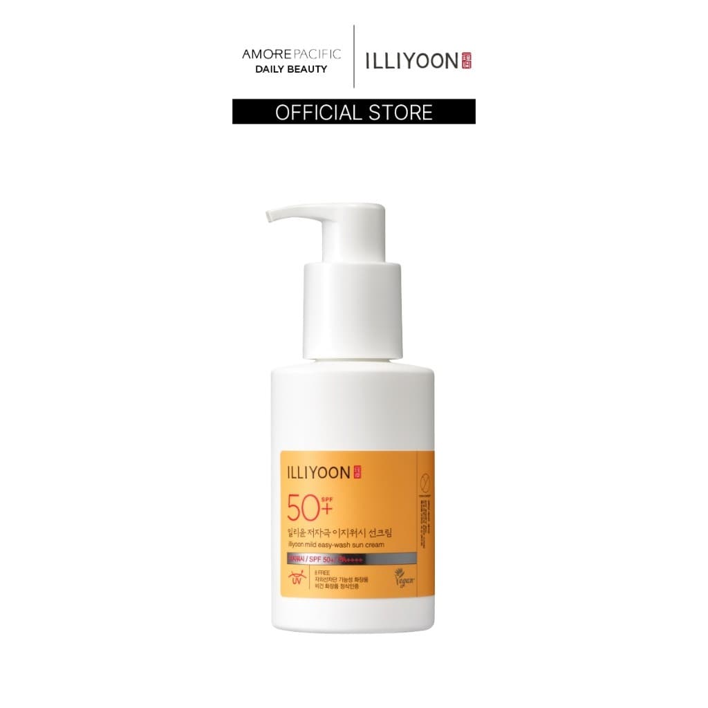 ILLIYOON MILD EASY-WASH SUN CREAM SPF50+/ PA++++ 150 ml. รูปที่ 2