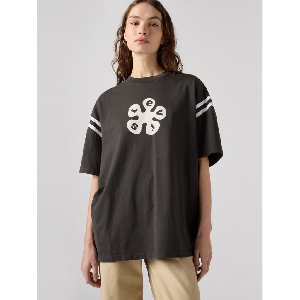 เสื้อยืดผู้หญิง Levi's® Women's Pieced Graphic Short Stack Tee รูปที่ 2