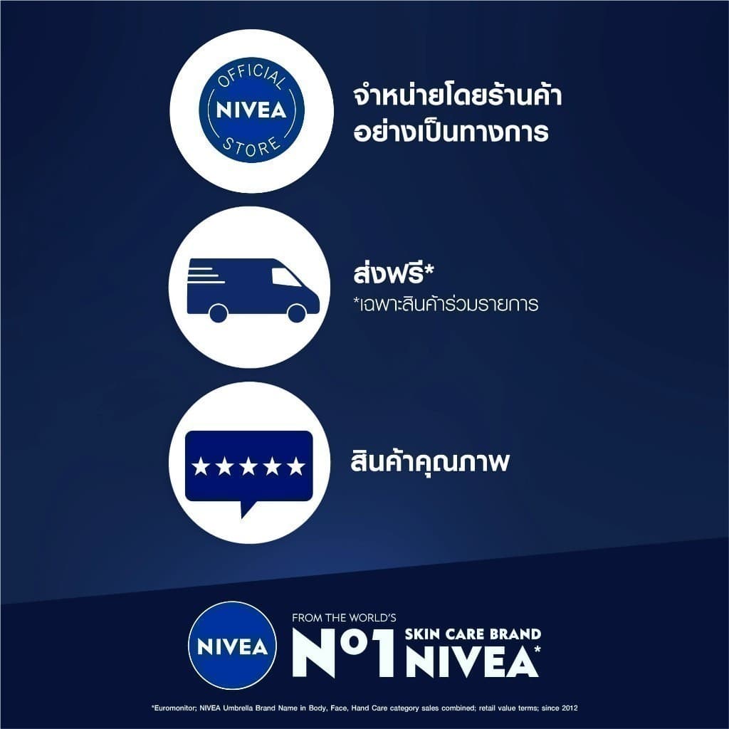 นีเวีย เมน ไบรท์เทนนิ่ง โรลออน 50 มล. NIVEA โรลออนผู้ชาย roll on รูปที่ 4