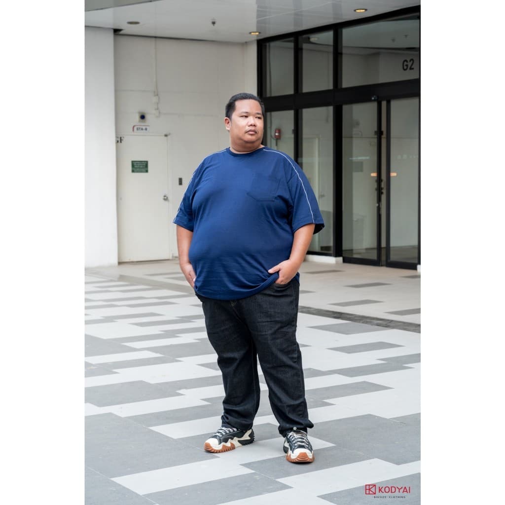 กางเกงยีนส์ คนอ้วน เอว 40-54 นิ้ว ไซส์ใหญ่พิเศษ กางเกงคนอ้วน : KODYAI รูปที่ 8
