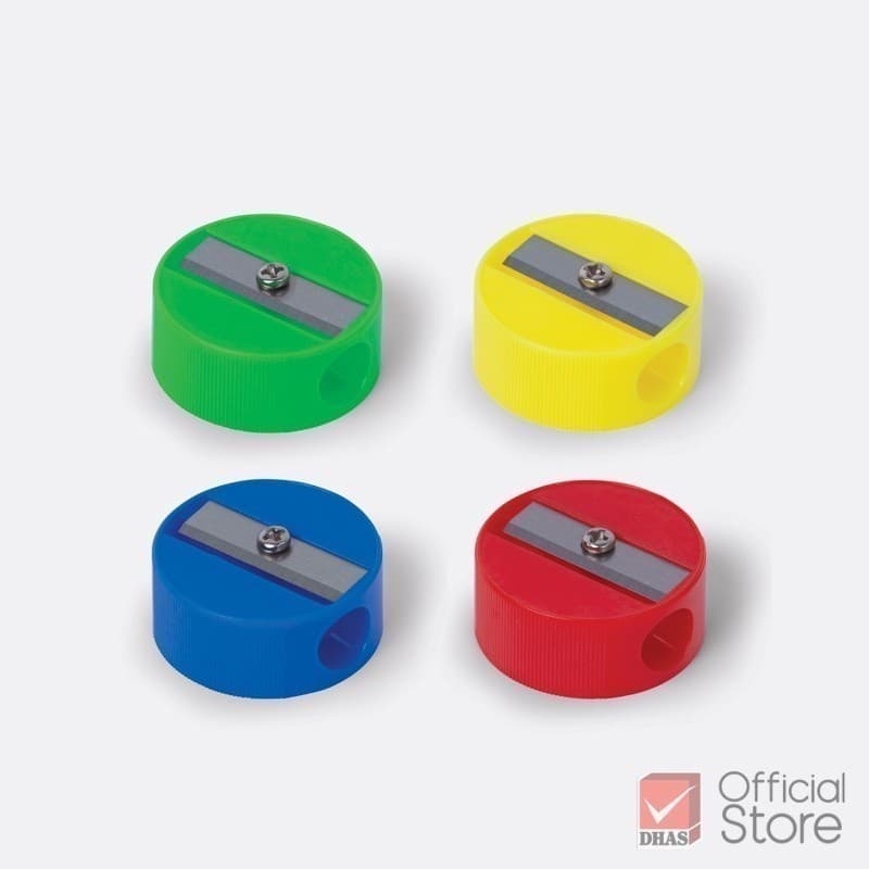Elfen กบเหลาดินสอ EF-S2 กลม คละสี 48 ชิ้น จำนวน 1 กระปุก รูปที่ 3