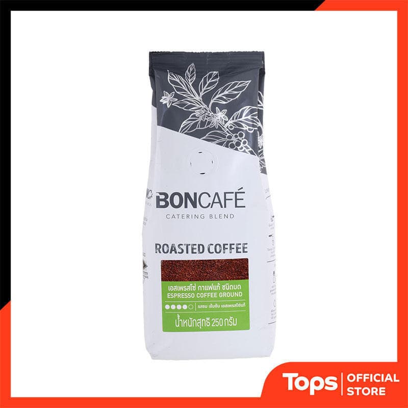 BONCAFE บอนกาแฟคั่วบดเอสเพรสโซ่สูตร2 250กรัม รูปที่ 1