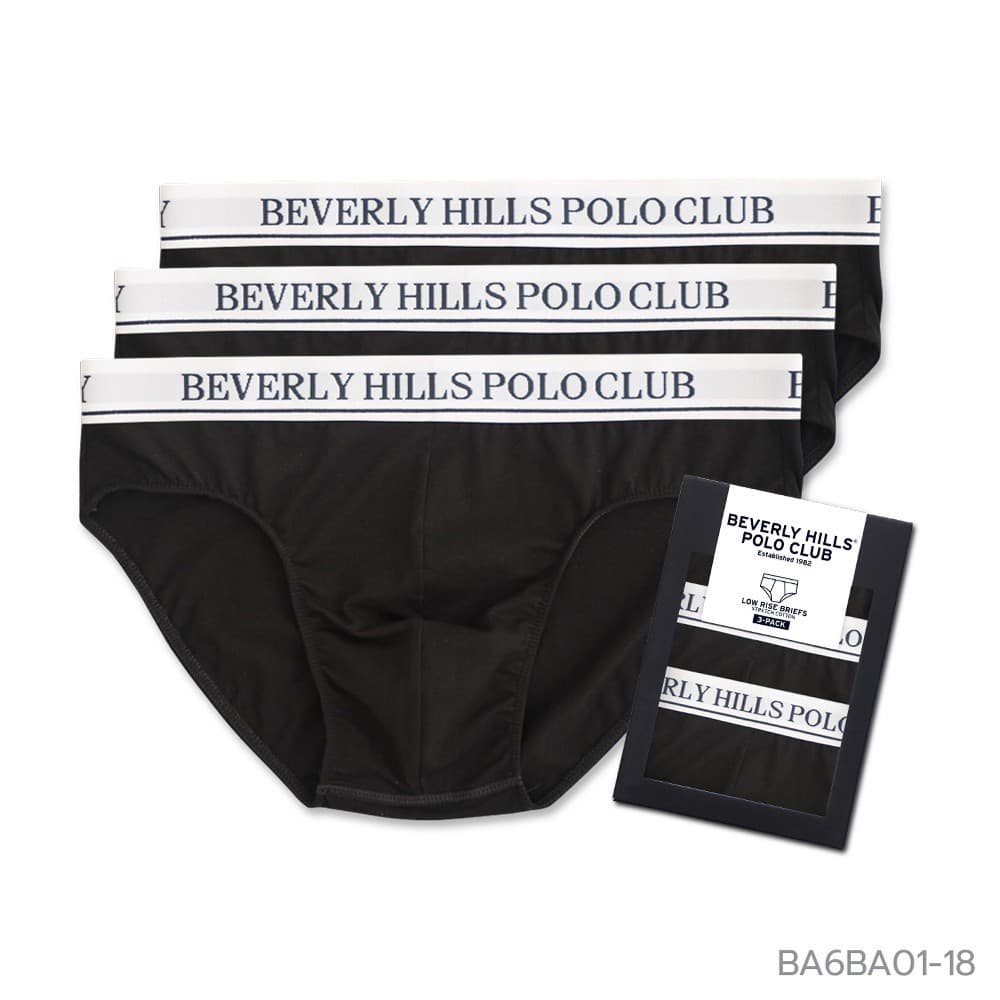 BEVERLY HILLS POLO CLUB SIGNATURE "BEVERLY HILLS POLO CLUB" ELASTIC WAISTBANDกางเกงชั้นในชายรุ่น BA6BA01 รูปที่ 3