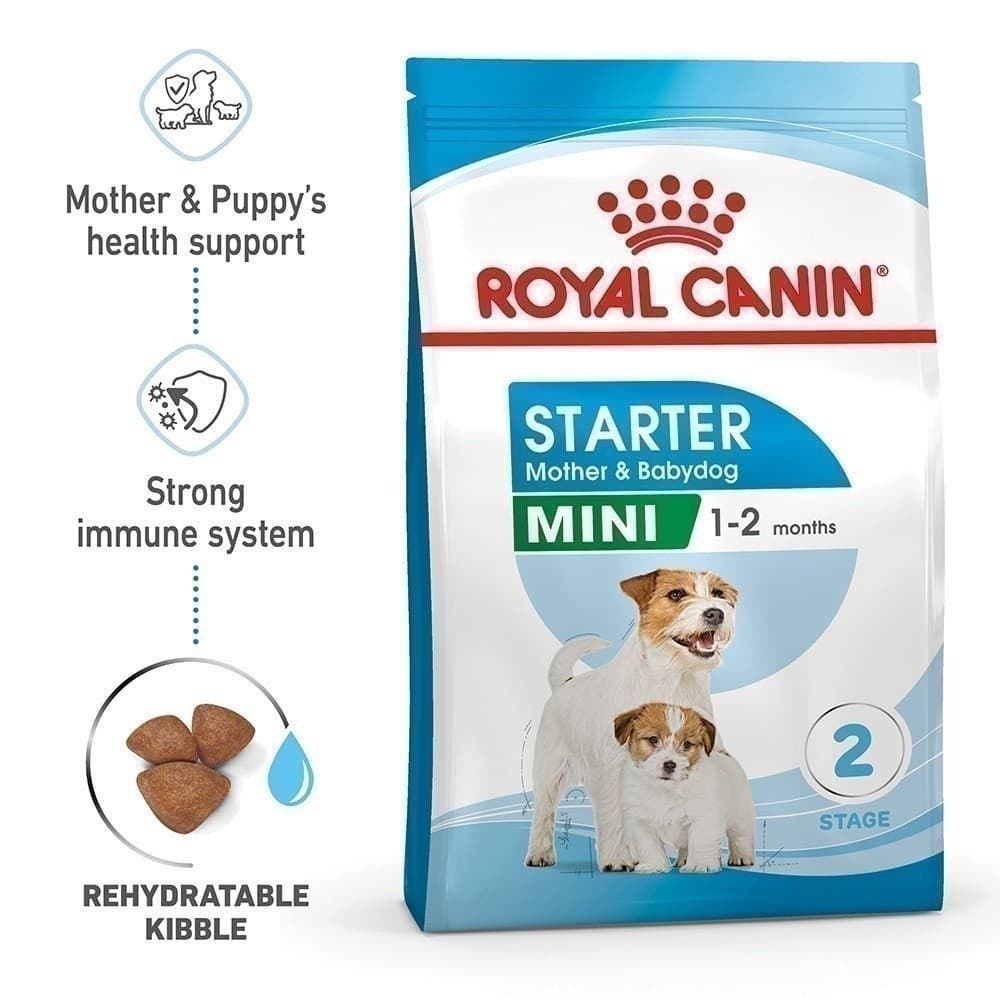 Royal Canin Mini Starter Mother & Baby Dog 1kg อาหารเม็ดแม่สุนัขและลูกสุนัขหย่านม พันธุ์เล็กอายุ 1-2 เดือน รูปที่ 3