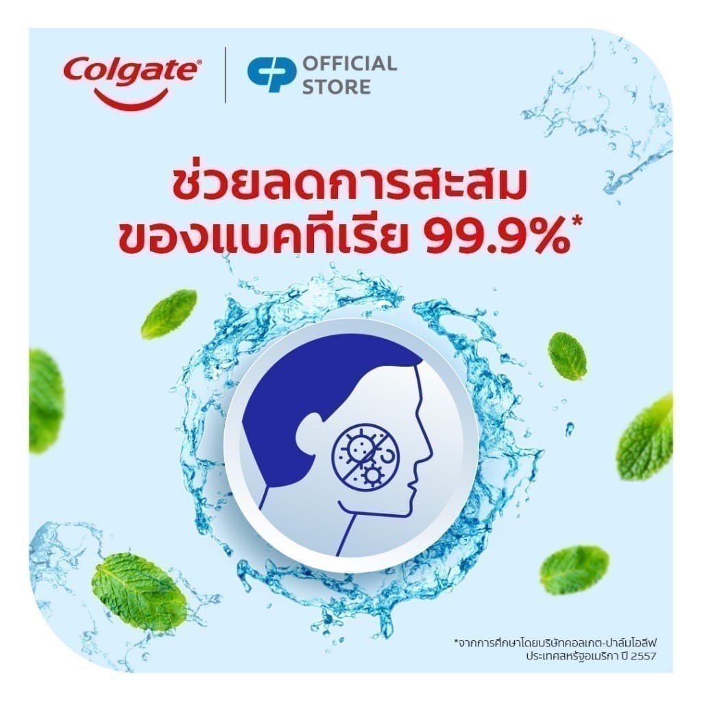 คอลเกต น้ำยาบ้วนปาก 750 มล.รวม 2 ขวด Colgate Plax Mouthwash 750ml. Twin Pack รูปที่ 4