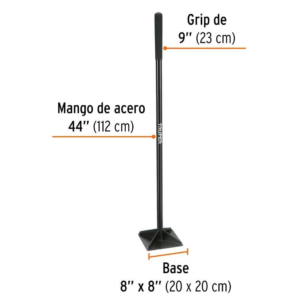 TRUPER 17472 KR-1L เหล็กตบดิน ขนาด 8"x8" พร้อมขาเหล็ก 48 | SKC OFFICIAL รูปที่ 2