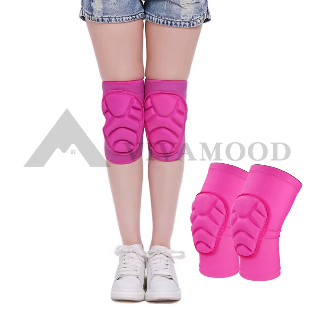 2 สี สนับเข่าเด็ก 1 คู่ พร้อมฟองน้ําหนา ซัพพอร์ตเข่า ระบายอากาศได้ สะดวกสบาย สําหรับฟุตบอล วอลเลย์บอล บาสเก็ตบอล รูปที่ 9