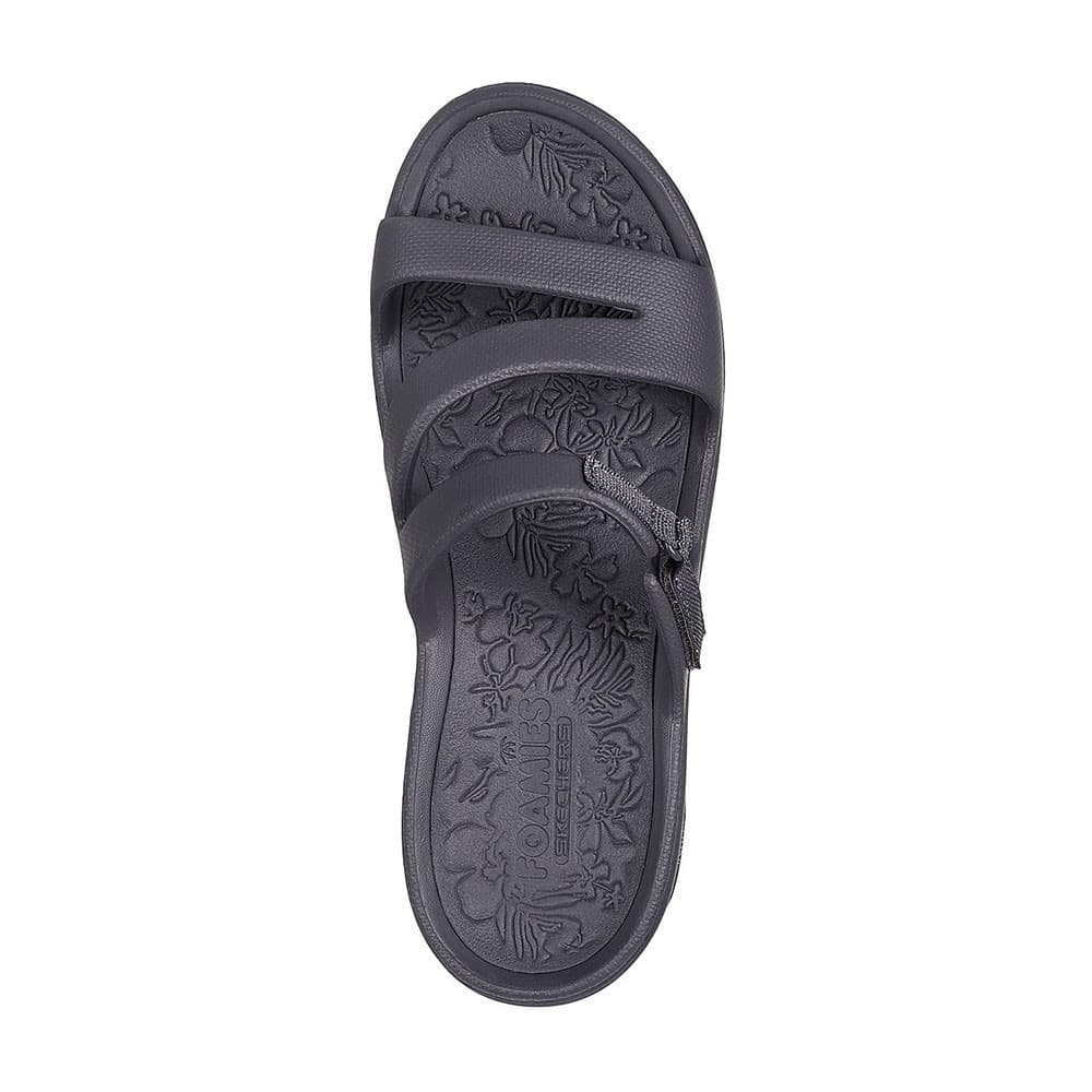 Skechers สเก็ตเชอร์ส รองเท้าแตะผู้หญิง Women Arch Fit Ascend Foamies Shoes - 111232-DKGY รูปที่ 4