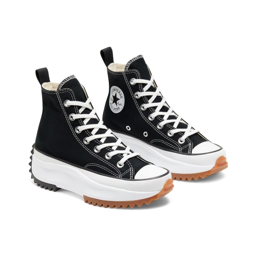 CONVERSE รองเท้าผ้าใบ รุ่น RUN STAR HIKE HI BLACK - 166800CU_H0BKXX - สีดำ UNISEX รูปที่ 4