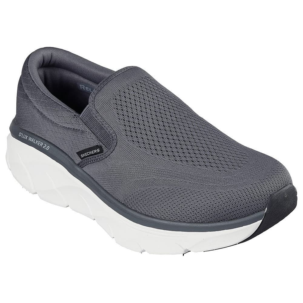 Skechers สเก็ตเชอร์ส รองเท้าลำลองผู้ชาย Men Sport D'Lux Walker 2.0 Casual Shoes- 232723-CHAR Air-Cooled Memory Foam รูปที่ 2