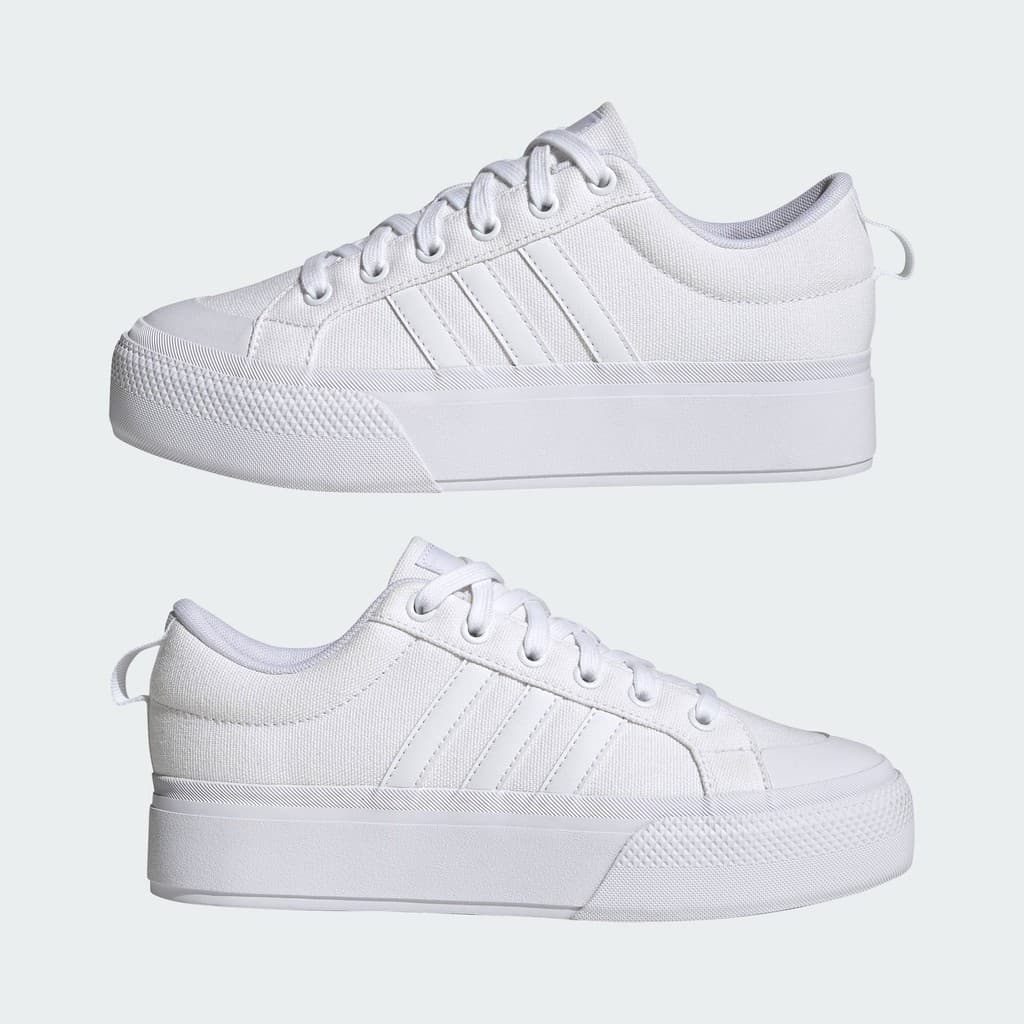 adidas Skateboarding & Lifestyle Bravada 2.0 Platform Shoes Women White IE2309 รูปที่ 8