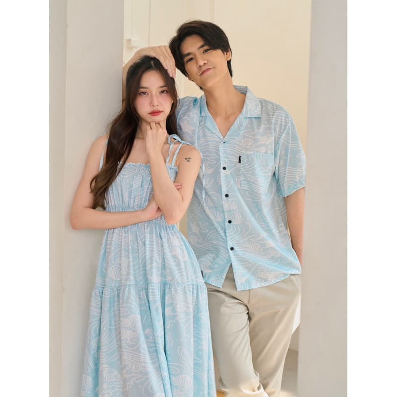 !! Minimal Renren Set เชิ้ตแขนสั้น Shirt และ Dress เดรสยาว รูปที่ 2