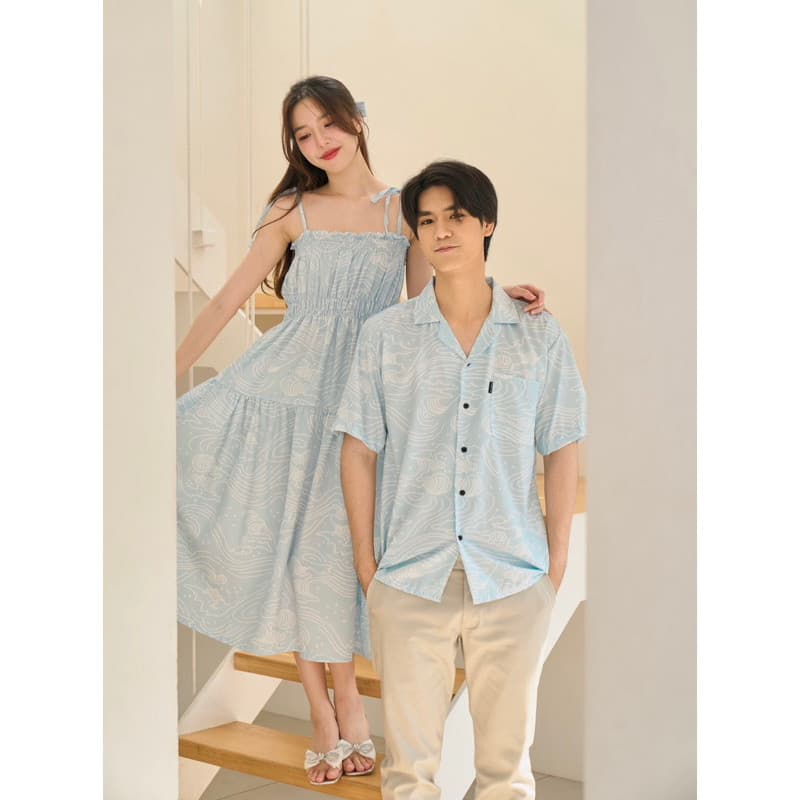 !! Minimal Renren Set เชิ้ตแขนสั้น Shirt และ Dress เดรสยาว รูปที่ 4