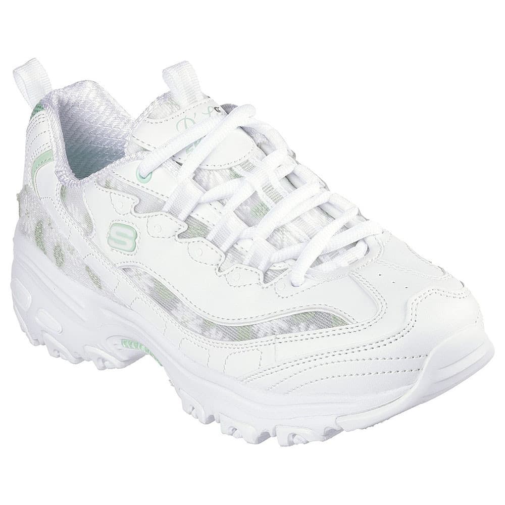 Skechers สเก็ตเชอร์ส รองเท้าผู้หญิง Women Online Exclusive Sport D'Lites Festival Bloom Casual Shoes - 150234-WGR รูปที่ 4