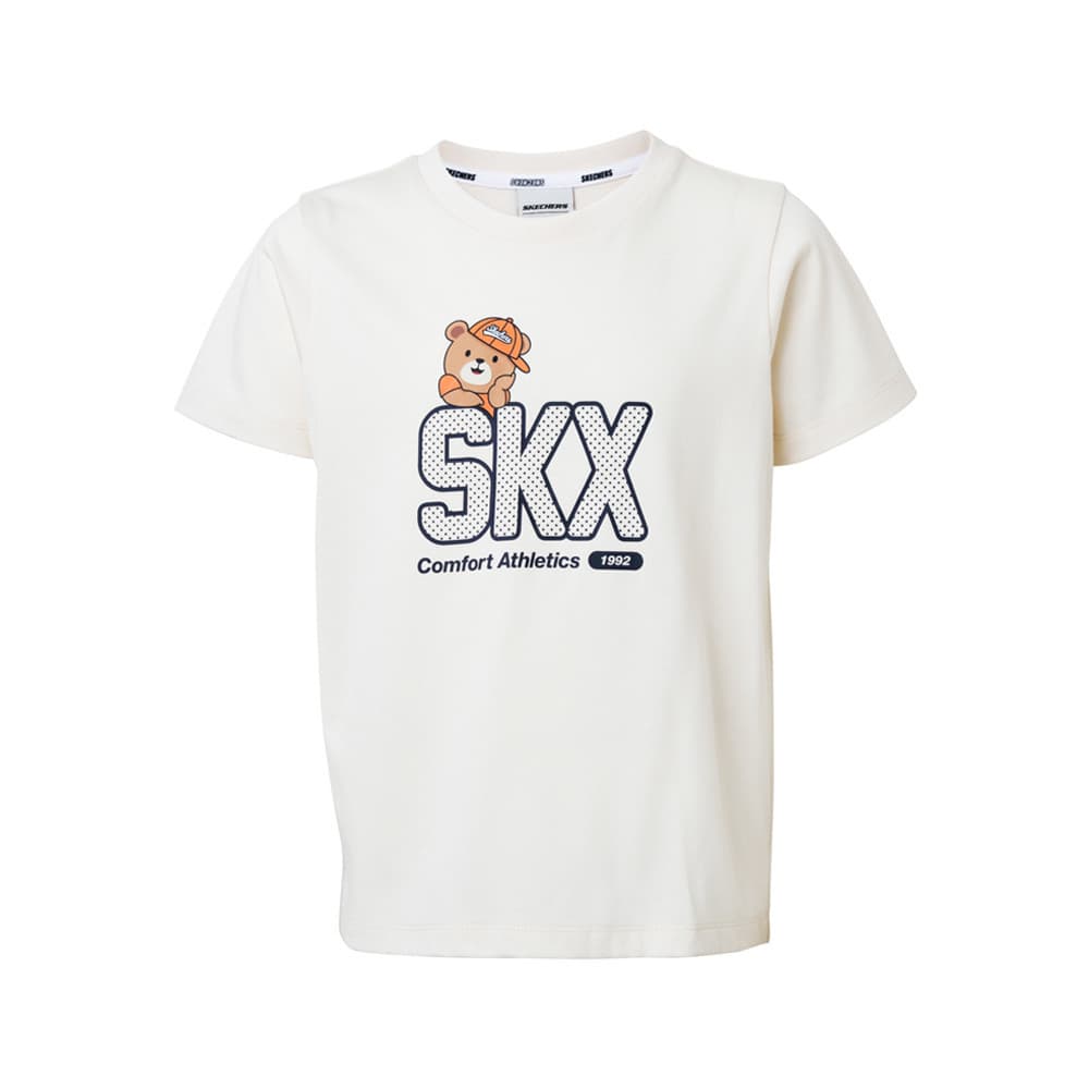 Skechers สเก็ตเชอร์ส เสื้อยืดแขนสั้นเด็กผู้ชาย Boys Comfort Athletic Short Sleeve Tee - SL424B655-OW02 รูปที่ 2