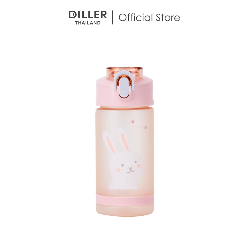 Diller Kid Tritan Flask 550ml D8849 กระติกน้ำเด็กฝากดหลอดแบนพร้อมล็อก พลาสติกไททั้นเบาและทน BPA Free รูปที่ 8