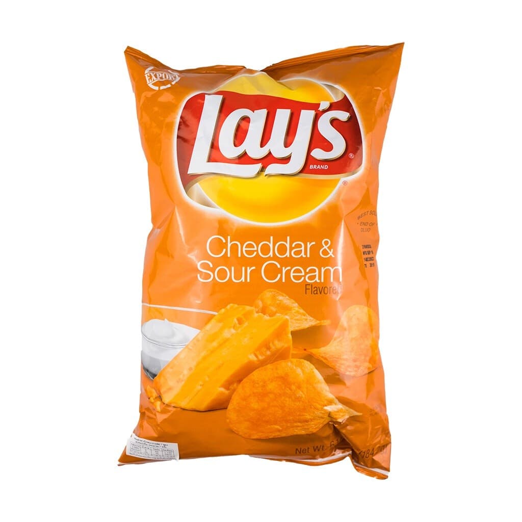 Lay'S Cheddar & Sour Cream Potato Chips 184G รูปที่ 2