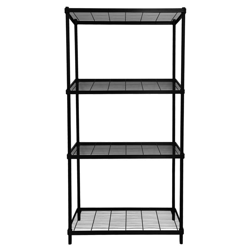 KASSA HOME ชั้นตะแกรงเหล็กอเนกประสงค์ 4 ชั้น รุ่น Linner-WMT ขนาด 90 x 45 x 160 ซม. สีดำ รูปที่ 1