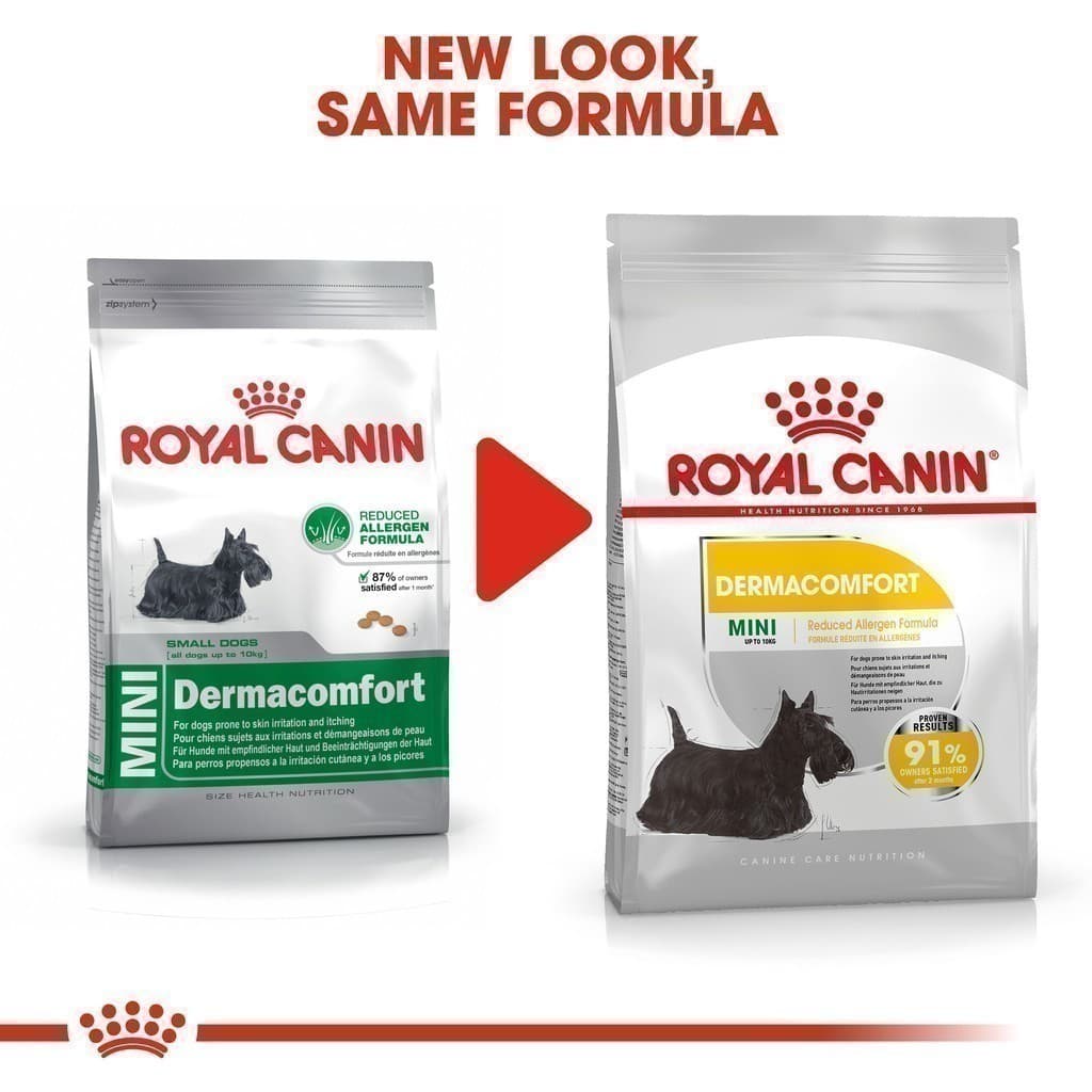 Royal Canin Mini Dermacomfort 3kg อาหารเม็ดสุนัขโต พันธุ์เล็ก ผิวแพ้ง่าย อายุ 10 เดือนขึ้นไป รูปที่ 3