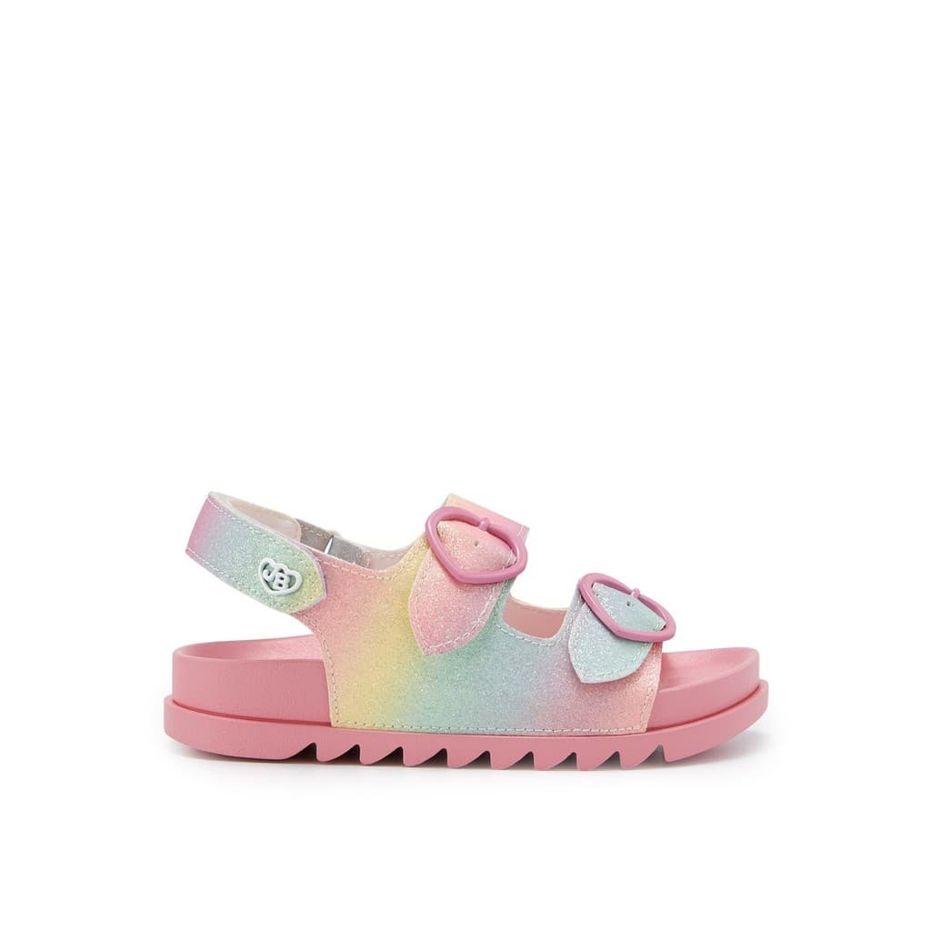 JELLY BUNNY รองเท้าแตะรัดส้นสำหรับเด็กผู้หญิง MINI SPORTY RAINBOW รุ่น B25SKSI002 รูปที่ 3